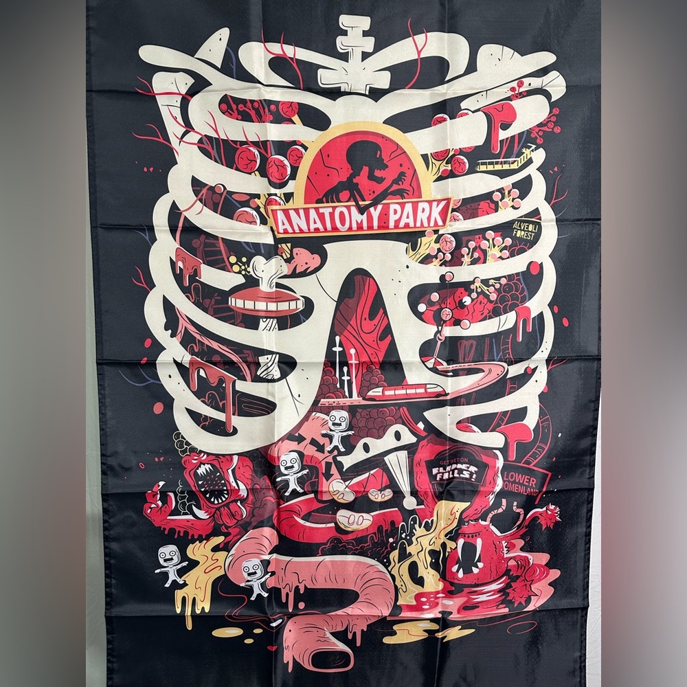 Rick and Morty Wall Banner 30"x50" (Anatomy Park) - Picture 2 of 3